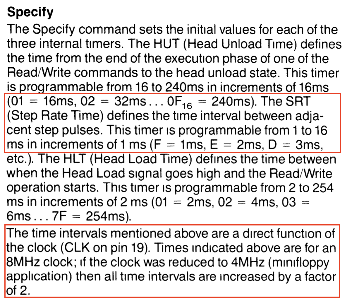 NEC PD765A / Specify