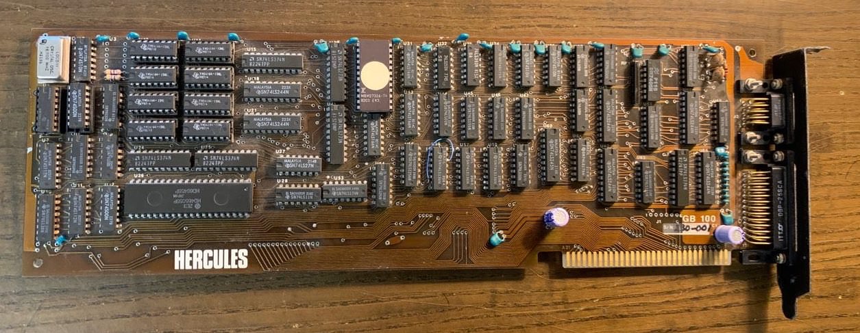 Hercules Graphics Card (HGC), GB100