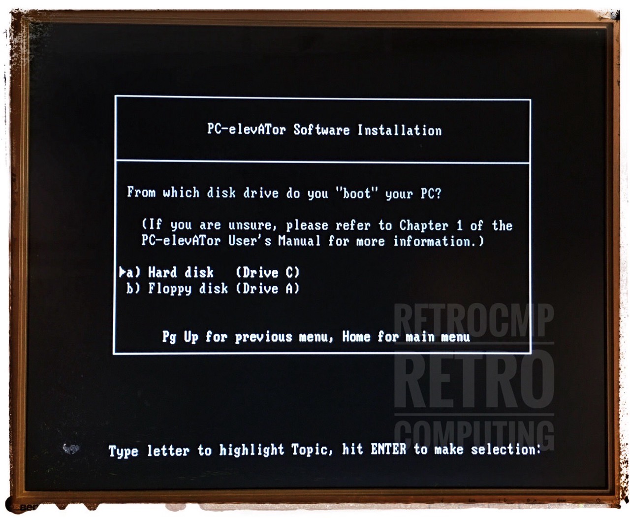 PC-elevATor SETUP