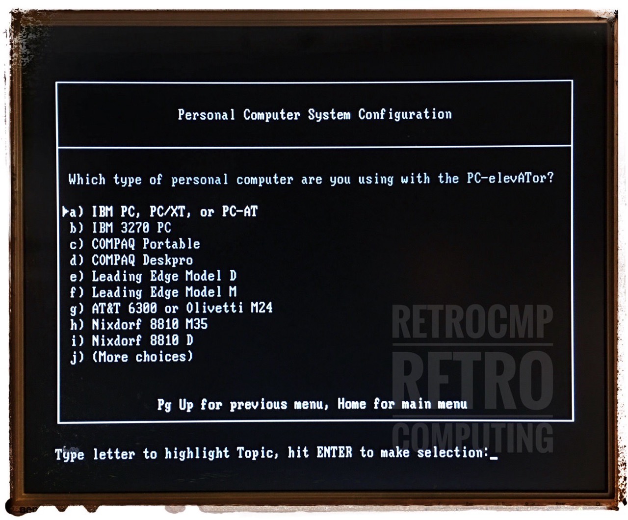PC-elevATor SETUP