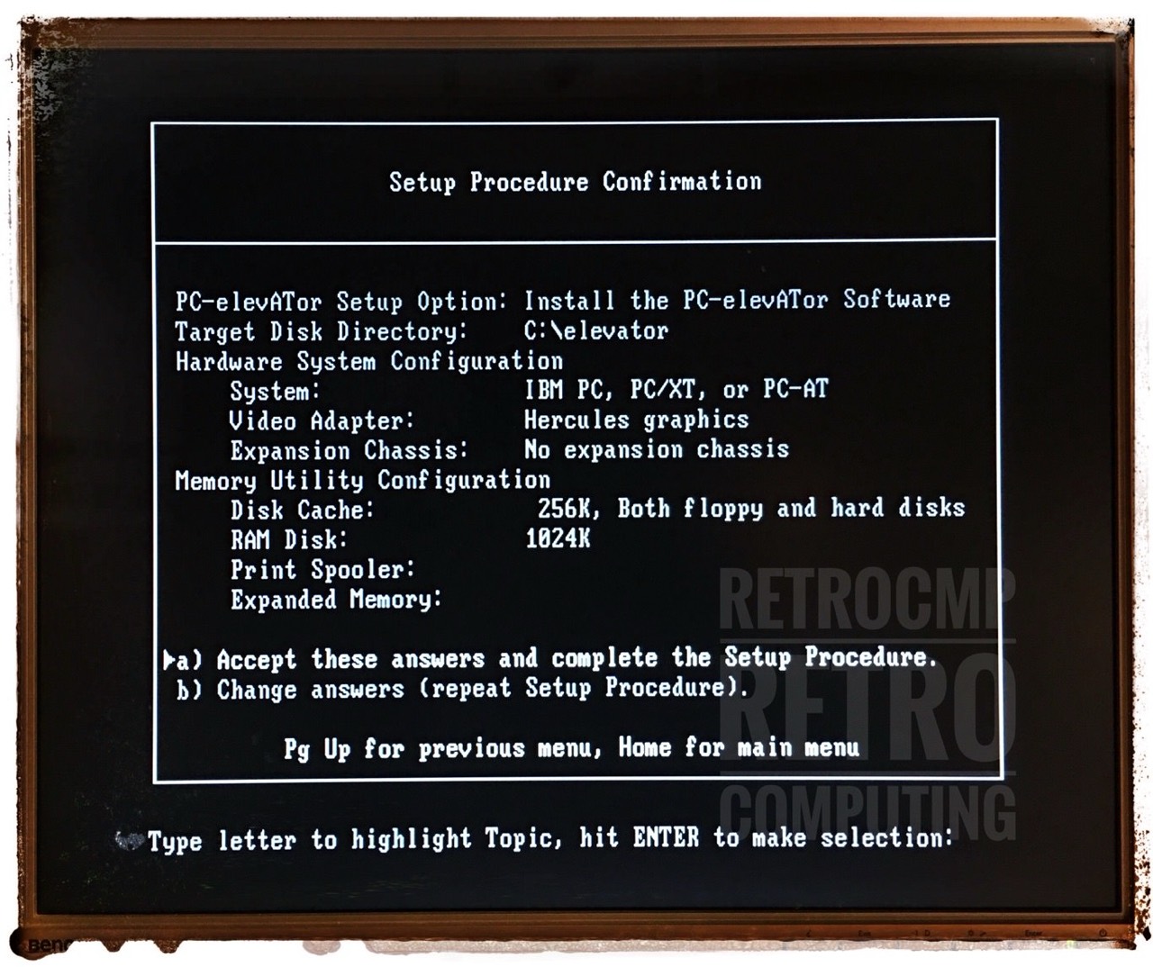 PC-elevATor SETUP