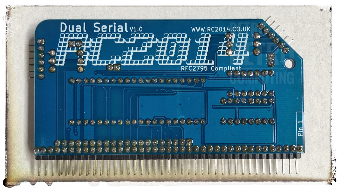 RC2014 - Dual Serial SIO/2 Module
