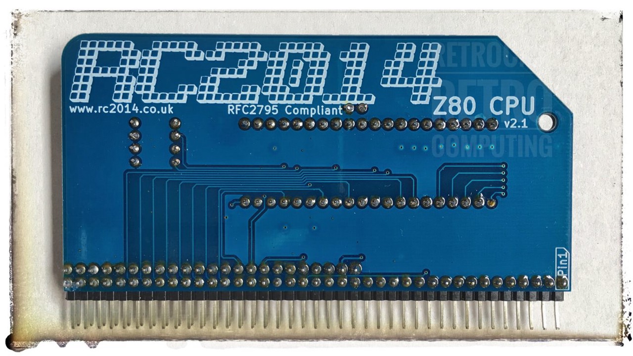 RC2014 - Z80 CPU Module
