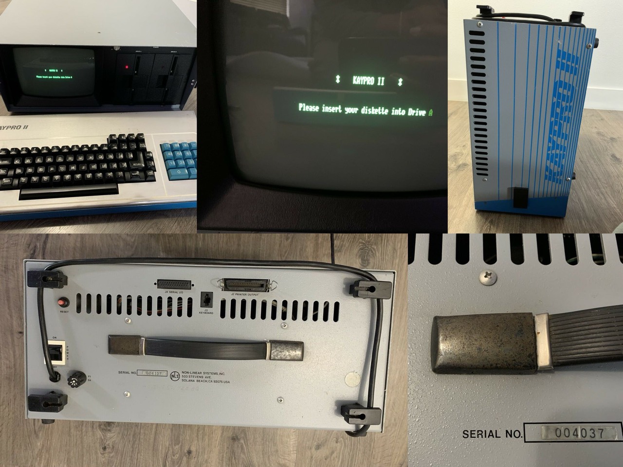 Kaypro II, S/N 4037
