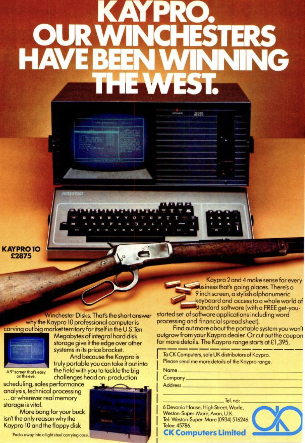 Flyer Kaypro 10