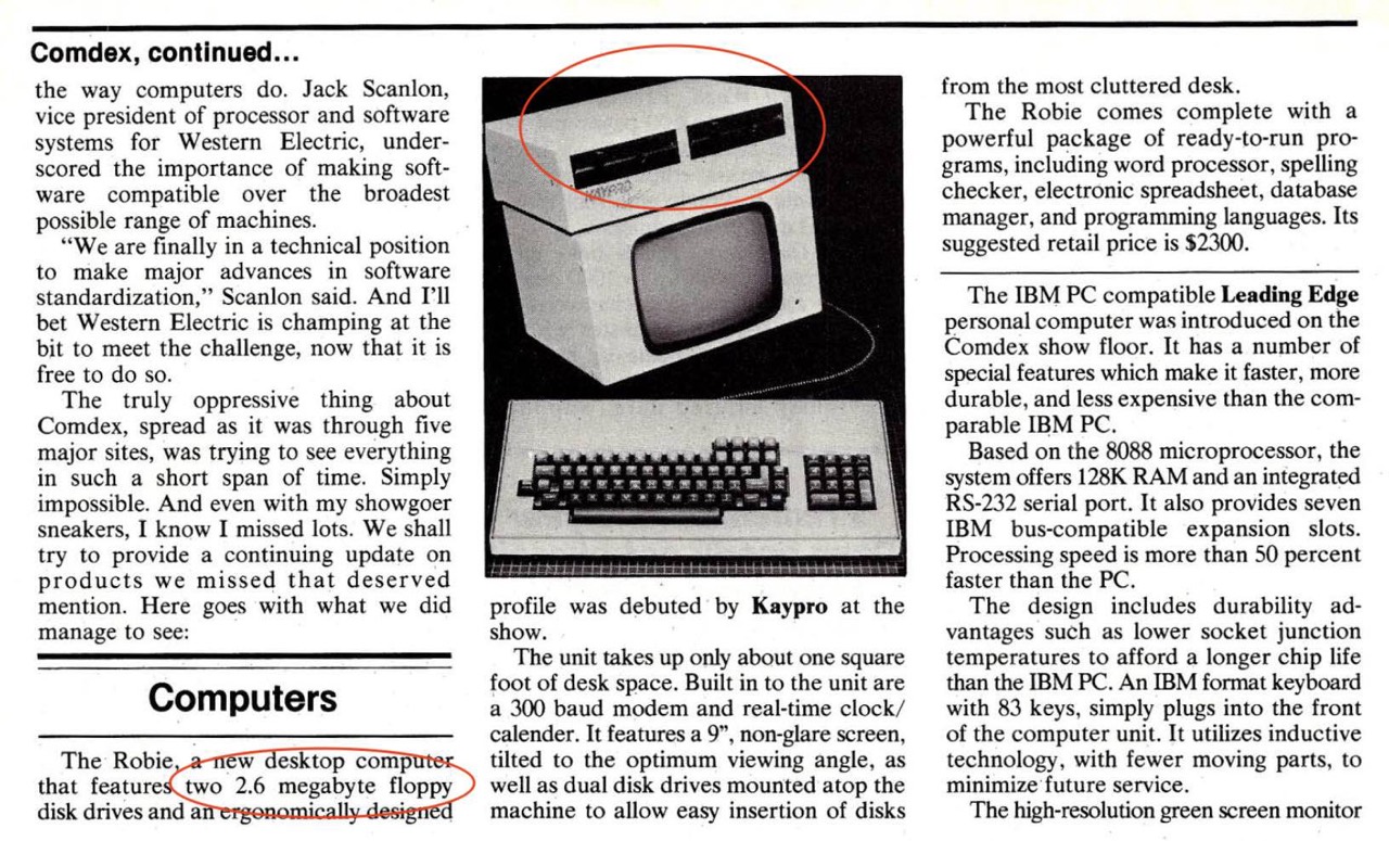 Kaypro Robie