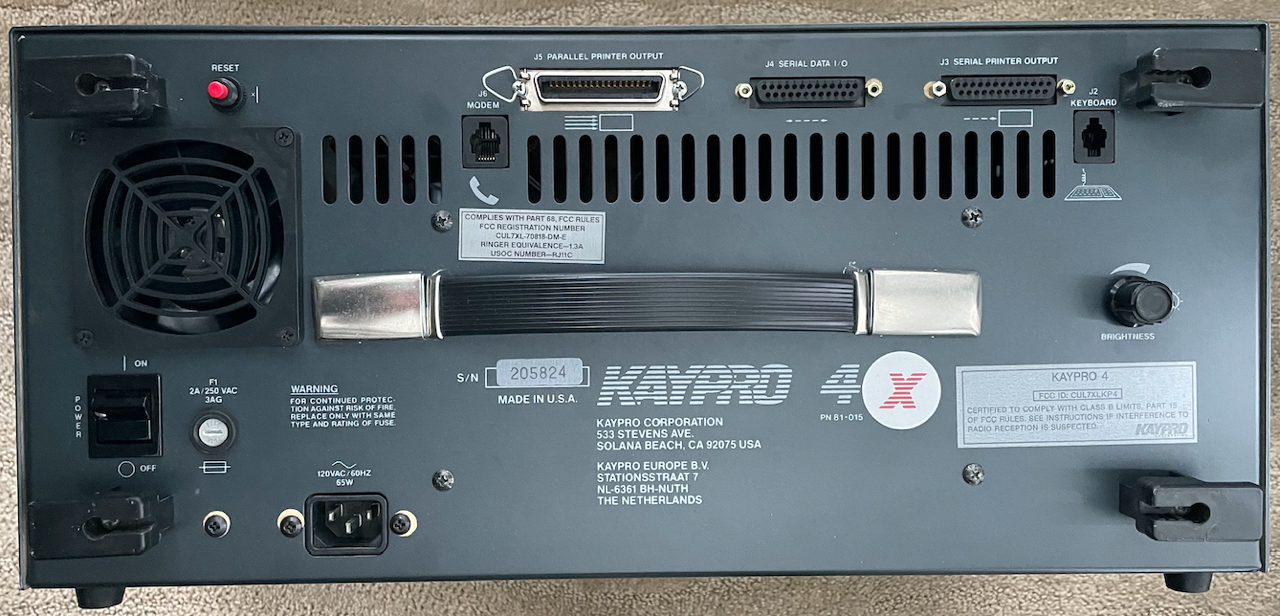 Kaypro 4X
