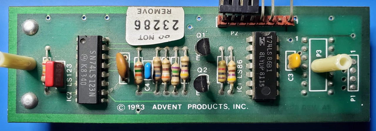 External monitor adaptor by Advent for the Kaypro 2/II/4
