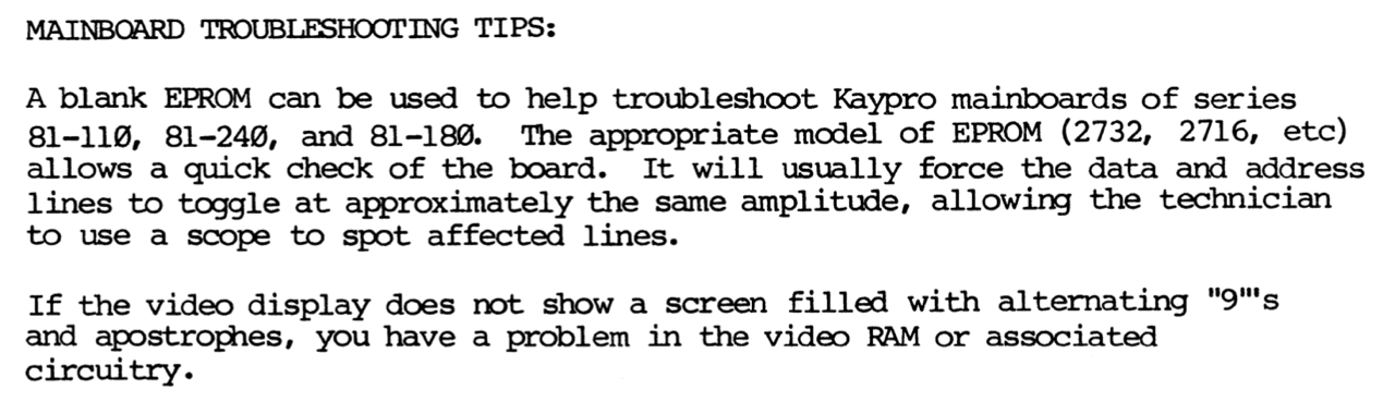 Mainboard Troubleshooting Tips