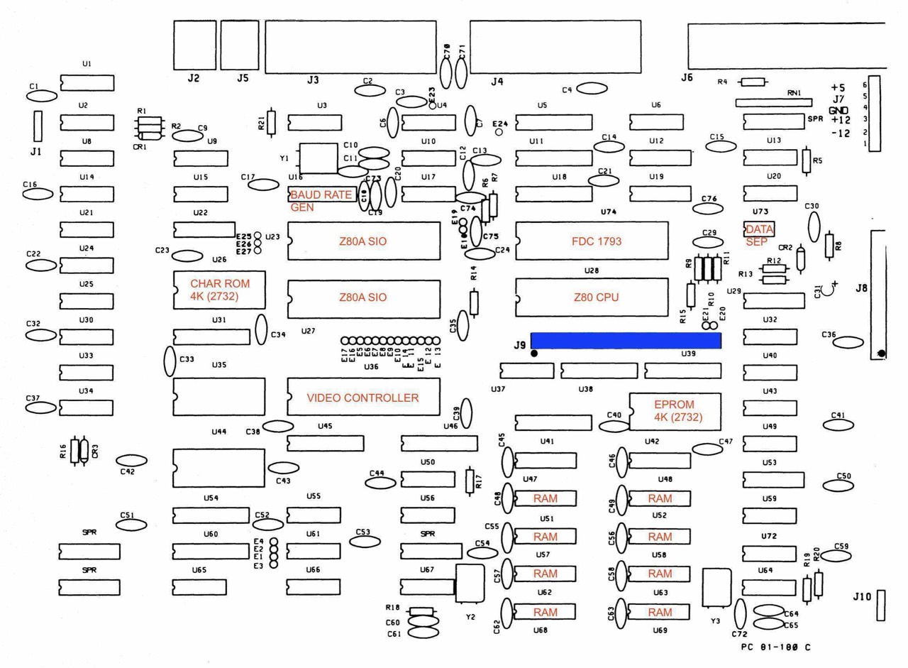 Kaypro 10/83, MB 81-180C