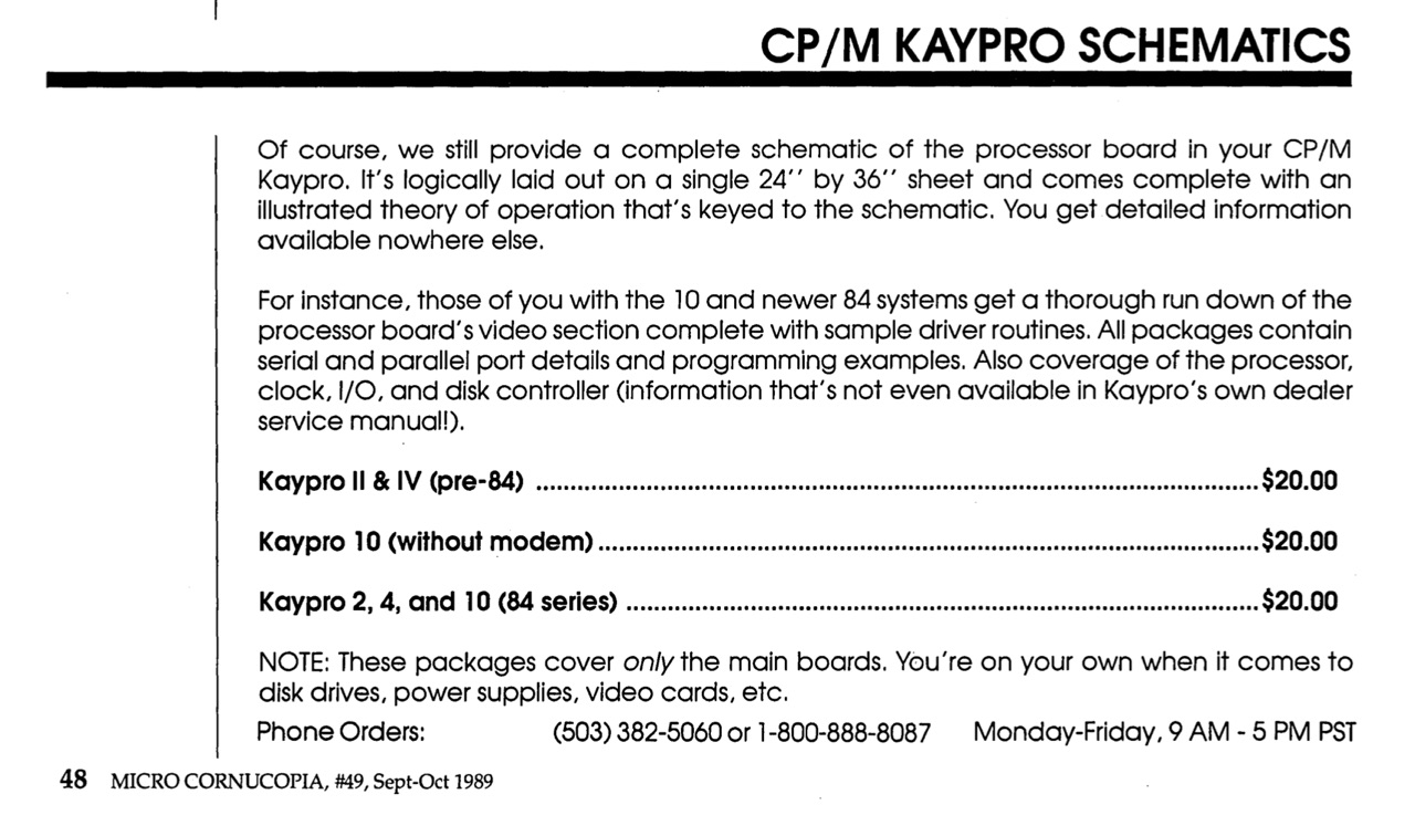 The Micro Cornucopia Schematics