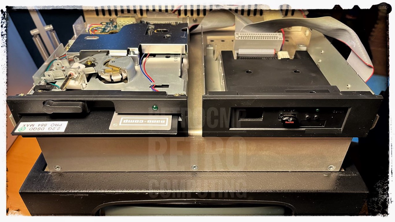Kaypro Robie with a Gotek and FlashFloppy