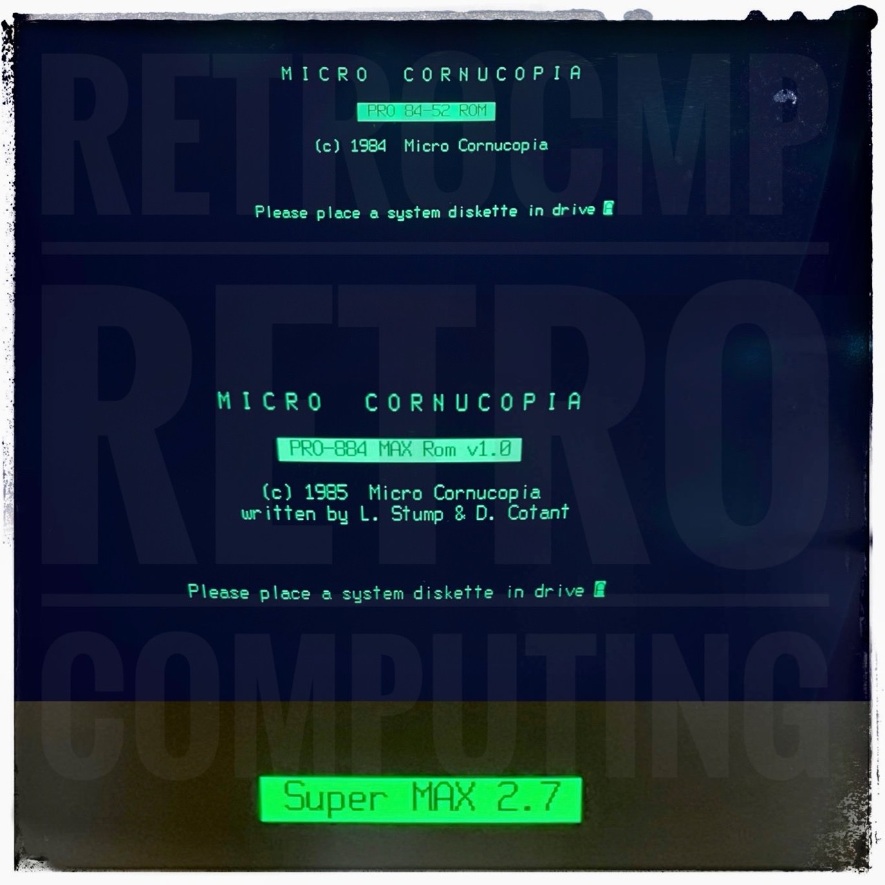 Kaypro Robie Super MAX 2.7 ROM