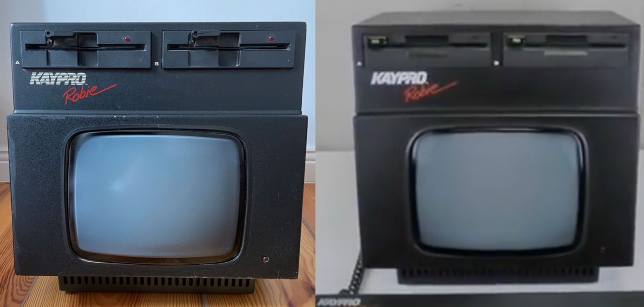 Two Kaypro Robie 400K